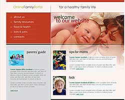 Baby Mom - HTML шаблон для сайта о материнстве